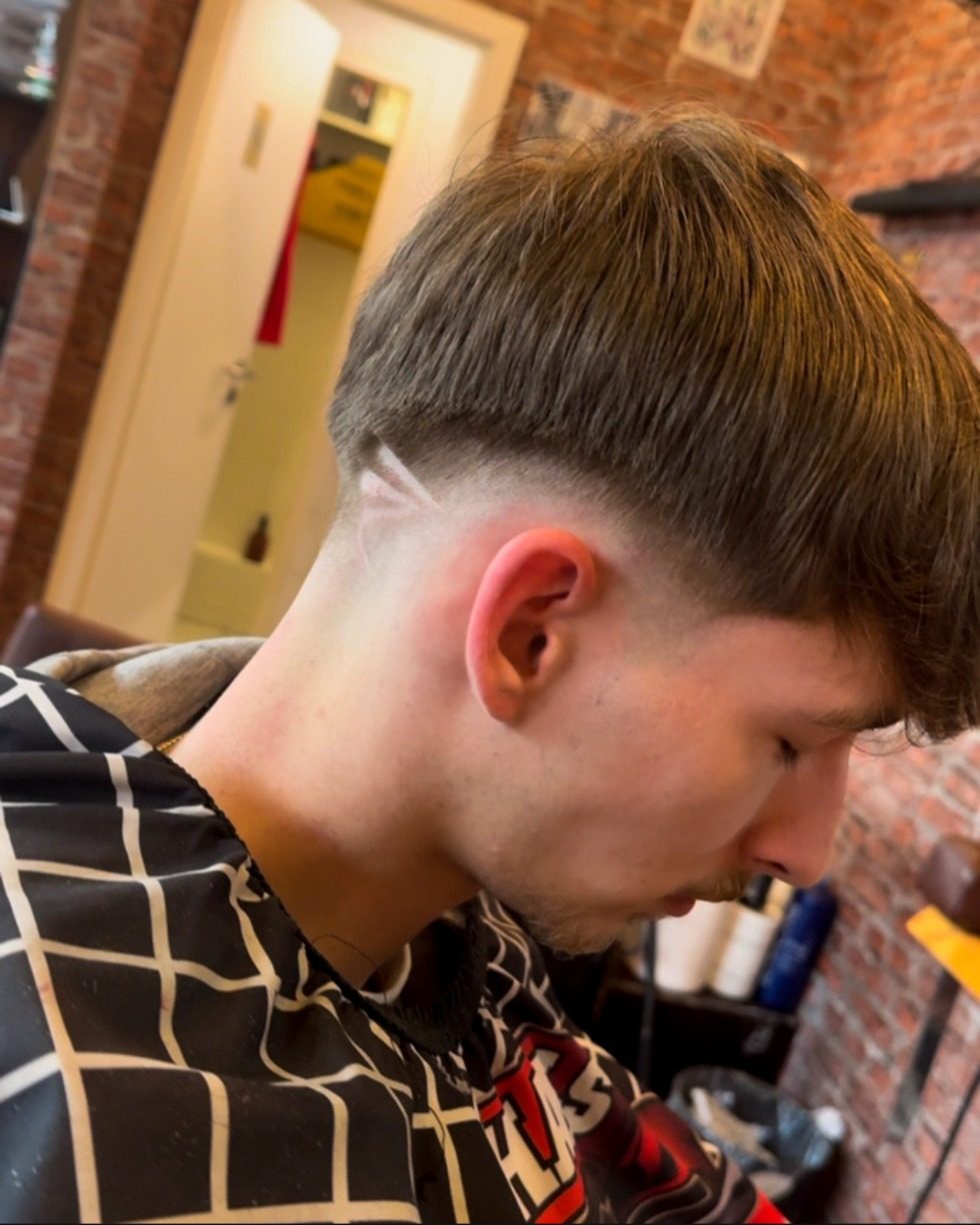 Fransen mit Drop Fade